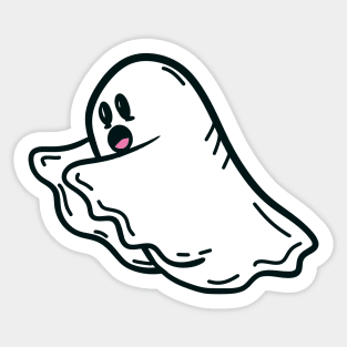 Cute Ghost Sticker